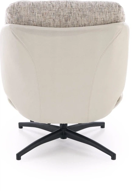 Крісло для відпочинку Halmar KRONOS з підставкою для ніг Бежеве (5905248135727) - зображення 6