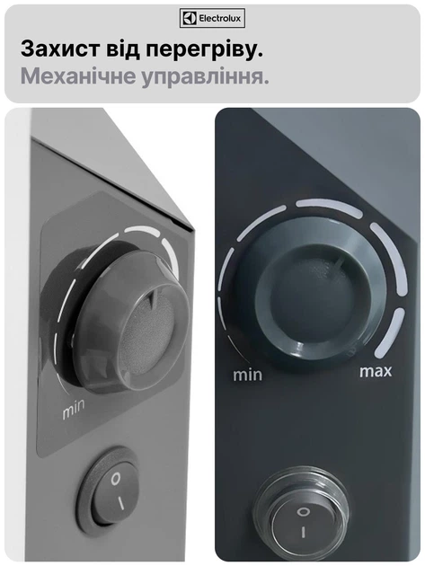 Экономный электрический обогреватель конвектор отопления Electrolux ECH/ECN-1500 M 1500 Вт напольный - изображение 4