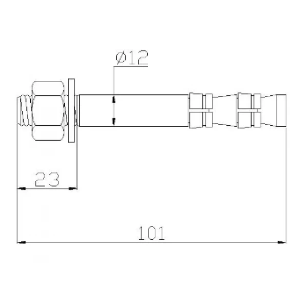 Анкерный болт Climbing Technology Anchor Bolt 12 (1053-4AVIT12) - изображение 2