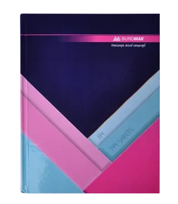 Тетрадь офісна Buromax MODEST А4 144 арк. клітинка тверда палітурка блакитний (BM.24419102-02) - Фото 1 Тетрадь офісна Buromax MODEST А4 144 арк. клітинка тверда палітурка блакитний (BM.24419102-02) - зображення 1