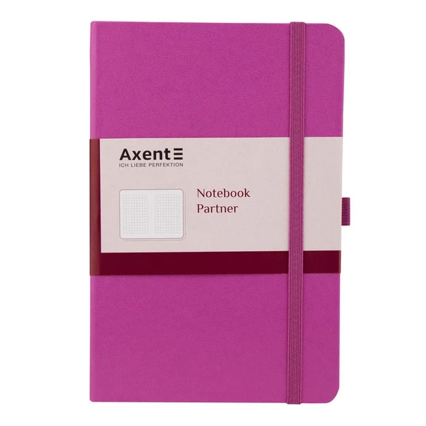 Зошит офісний Axent Partner 125х195 96 арк. клітинка тверда палітурка пурпурний (8201-05-A) - Фото 1 Зошит офісний Axent Partner 125х195 96 арк. клітинка тверда палітурка пурпурний (8201-05-A) - изображение 1