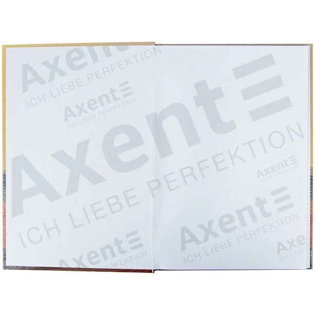 Зошит офісний Axent Waves А4 96 арк. клітинка тверда палітурка бронзова (8422-563-A) - зображення 2