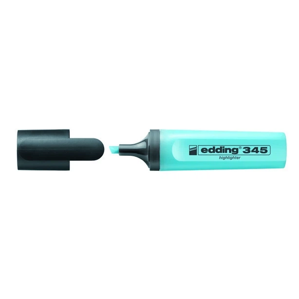 Маркер текстовий Edding Highlighter e-345 блакитний 2-3 мм клиноподібний (e-345/10) - Фото 1 Маркер текстовий Edding Highlighter e-345 блакитний 2-3 мм клиноподібний (e-345/10) - зображення 1