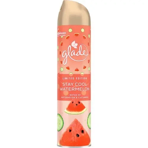 Освіжувач повітря Glade Stay Cool Watermelon 300 мл (156554) - Фото 1 Освіжувач повітря Glade Stay Cool Watermelon 300 мл (156554) - изображение 1