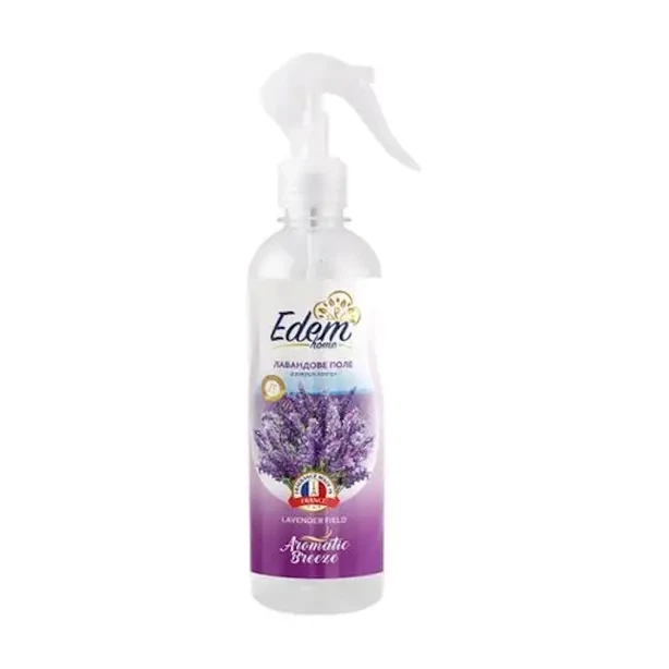 Освіжувач повітря рідкий з тригером EDEM HOME Aromatic Breeze лавандове поле 420мл (EH550960) - Фото 1 Освіжувач повітря рідкий з тригером EDEM HOME Aromatic Breeze лавандове поле 420мл (EH550960) - изображение 1