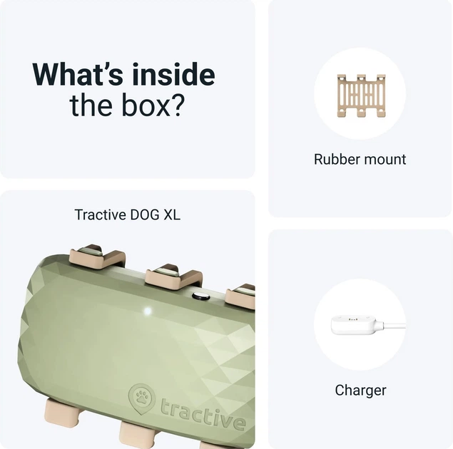 Lokalizator GPS Tractive Dog XL wodoodporny Zielony (9120056451647) - obraz 7
