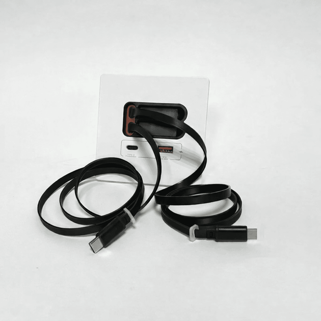 Розетка Folem RZ2-2С з висувними кабелями Type-C, портами Type-C і USB, швидке заряджання 20W PD3.0 QC3.0, внутрішня - Білий - Фото 7 Розетка Folem RZ2-2С з висувними кабелями Type-C, портами Type-C і USB, швидке заряджання 20W PD3.0 QC3.0, внутрішня - Білий - зображення 7