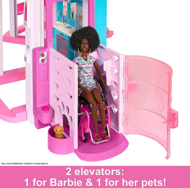 Ігровий набір Mattel Barbie Dreamhouse HMX10 Ляльковий будиночок 1432583 (6438377015657) - зображення 4