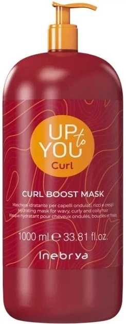 Зволожуюча маска Inebrya Up To You Curl для кучерявого волосся 1000 мл - Фото 1 Зволожуюча маска Inebrya Up To You Curl для кучерявого волосся 1000 мл - зображення 1