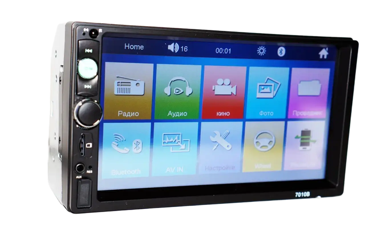 Автомагнитола RIAS 7010 2DIN 7" короткая база USB+SD+Bluetooth+Пульт ДУ 4x45W (3_07832) - изображение 4