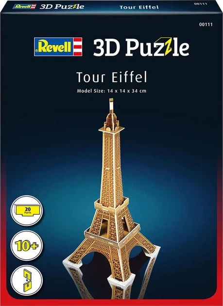 Пазл 3D Revell Eiffel Tower 20 деталей (4009803895352) - зображення 4