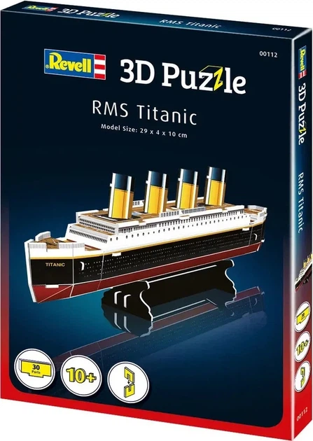 Пазл 3D Revell RMS Titanic 30 деталей (4009803895369) - зображення 5