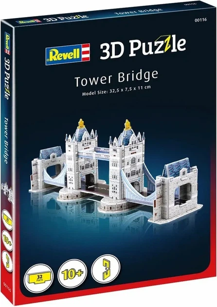 Пазл 3D Revell Tower Bridge 32 деталі (4009803895888) - зображення 2
