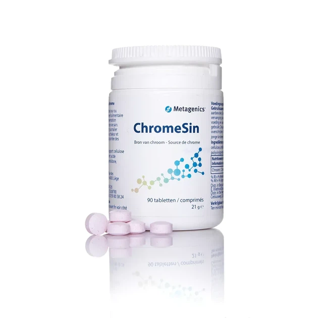 Chromesin 90 таб Metagenics — биодоступная поддержка сахара, метаболизма и энергии (Хром пиколинат) - Фото 1 Chromesin 90 таб Metagenics — биодоступная поддержка сахара, метаболизма и энергии (Хром пиколинат) - изображение 1
