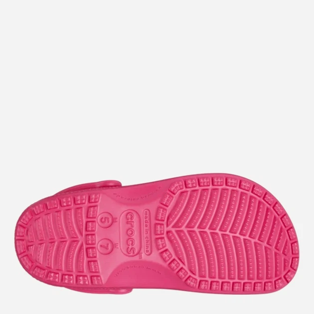 Жіночі крокси Crocs Classic 10001-6ZQ 37-38 (M5/W7) Яскраво-рожеві (196265881994) - зображення 7