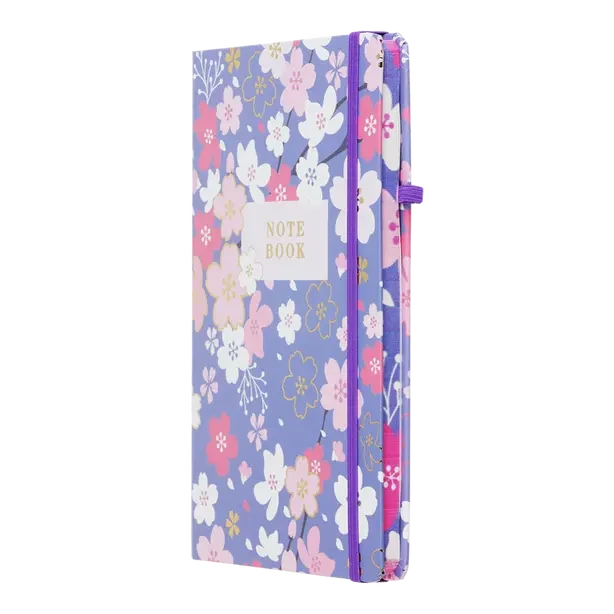Зошит офісний Buromax BLOSSOM на гумці А5 80 арк. клітинка тверда палітурка фіолетова (BM.255122-07) - Фото 2 Зошит офісний Buromax BLOSSOM на гумці А5 80 арк. клітинка тверда палітурка фіолетова (BM.255122-07) - изображение 2