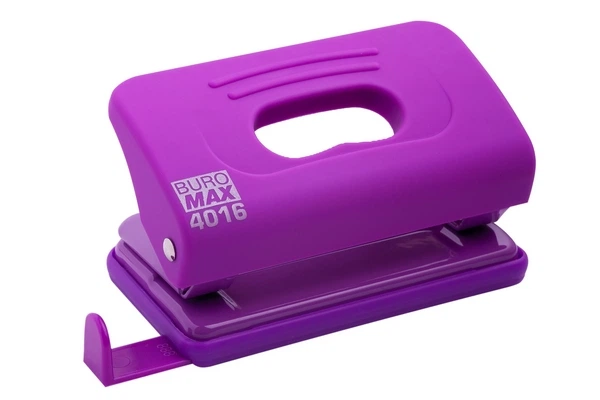 Діркопробивач Buromax пластиковий RUBBER TOUCH до10арк фіолетовий (BM.4016-07) - Фото 1 Діркопробивач Buromax пластиковий RUBBER TOUCH до10арк фіолетовий (BM.4016-07) - изображение 1