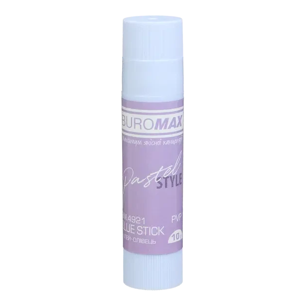 Клей-олівець Buromax PASTEL 10 г PVP (BM.4921) - Фото 5 Клей-олівець Buromax PASTEL 10 г PVP (BM.4921) - изображение 5
