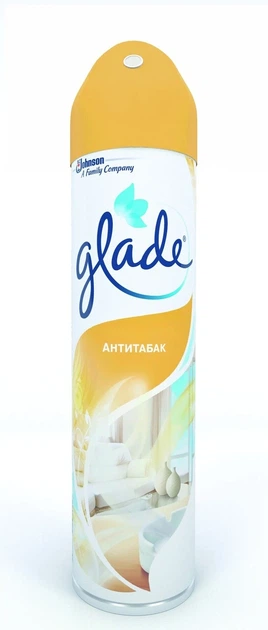 Освіжувач повітря Glade Антитютюн 300 мл (8770) - Фото 1 Освіжувач повітря Glade Антитютюн 300 мл (8770) - зображення 1