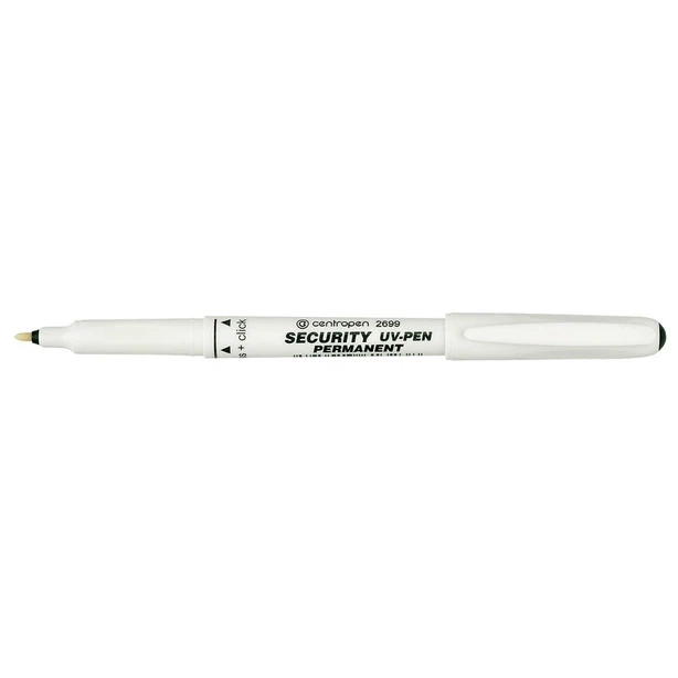 Маркер спеціальний Centropen Security UV-Pen безбарвний 1 мм круглий (2699/1/BL) - Фото 1 Маркер спеціальний Centropen Security UV-Pen безбарвний 1 мм круглий (2699/1/BL) - изображение 1