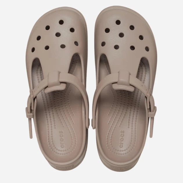 Жіночі крокси Crocs Classic Mary Jane 210581-214 41-42 (M8/W10) Темно-бежеві (198445113499) - зображення 4