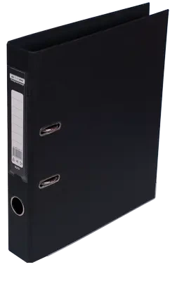 Папка-реєстратор Buromax ELITE чорна A4 50 мм двостороння PP (BM.3002-01c) - Фото 1 Папка-реєстратор Buromax ELITE чорна A4 50 мм двостороння PP (BM.3002-01c) - изображение 1