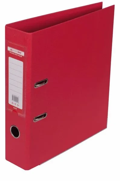 Папка-реєстратор Buromax ELITE червоний A4 70 мм двостороння PP (BM.3001-05c) - Фото 1 Папка-реєстратор Buromax ELITE червоний A4 70 мм двостороння PP (BM.3001-05c) - зображення 1
