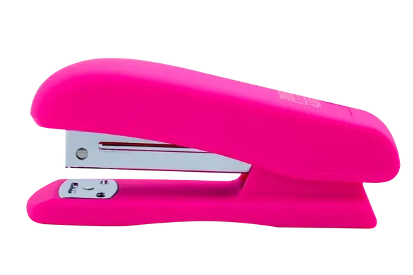 Степлер пластиковий Buromax RUBBER TOUCH №24/6 - 26/6 до 20арк. розовий (BM.4202-10) - Фото 1 Степлер пластиковий Buromax RUBBER TOUCH №24/6 - 26/6 до 20арк. розовий (BM.4202-10) - зображення 1