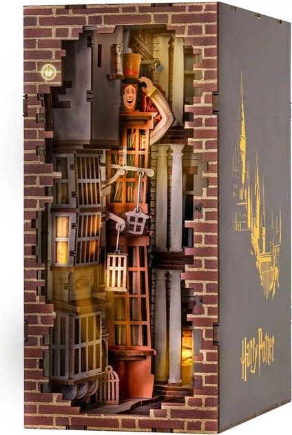 Пазл Revell Diagon Alley - Harry Potter: Tiny Adventures (Book Nook) 202 деталі (4009803005300) - зображення 2