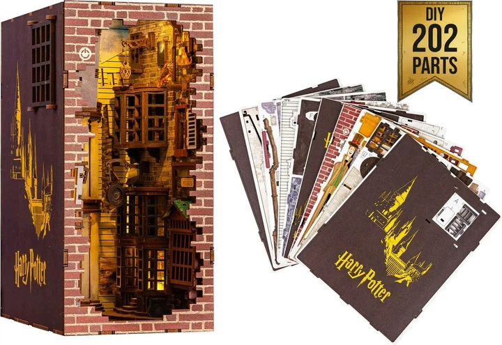 Пазл Revell Diagon Alley - Harry Potter: Tiny Adventures (Book Nook) 202 деталі (4009803005300) - зображення 5