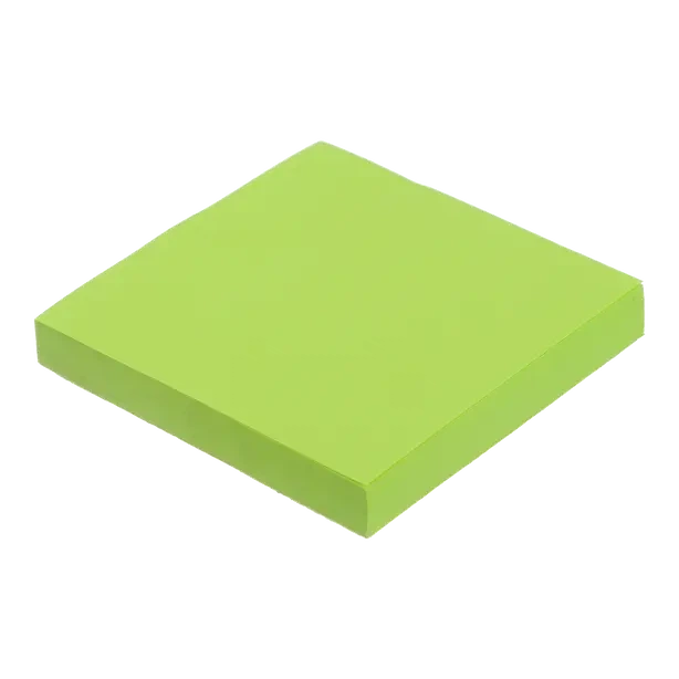 Стікер для нотаток Buromax 76х76мм 100арк. Neon зелений (BM.2382-15) - зображення 2