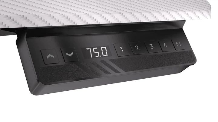 Геймерський ігровий стіл Endorfy Atlas L Electric Onyx White - изображение 2