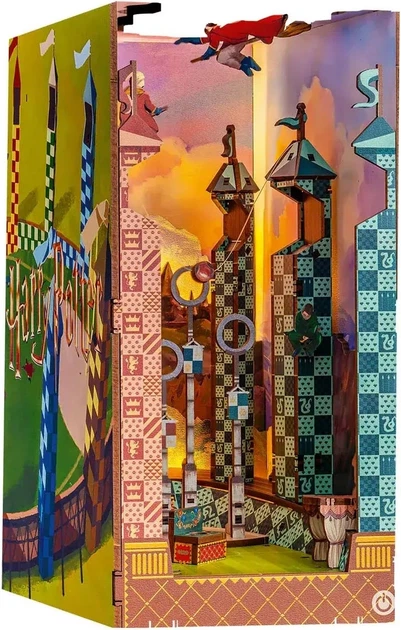 Пазл Revell Quidditch Field - Harry Potter: Tiny Adventures (Book Nook) 124 деталі (4009803005324) - зображення 2