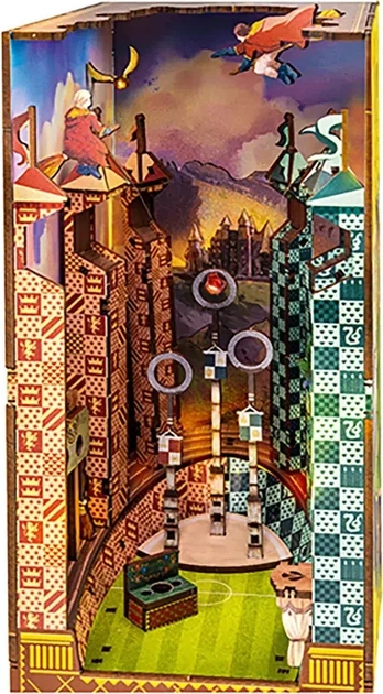 Пазл Revell Quidditch Field - Harry Potter: Tiny Adventures (Book Nook) 124 деталі (4009803005324) - зображення 4