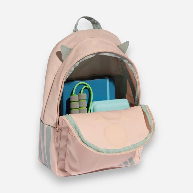 Рюкзак спортивный детский Adidas Little Kids Tiro_Nster Backpack Small JZ5215 Розовый (4068817045511) - Фото 4 Рюкзак спортивный детский Adidas Little Kids Tiro_Nster Backpack Small JZ5215 Розовый (4068817045511) - изображение 4
