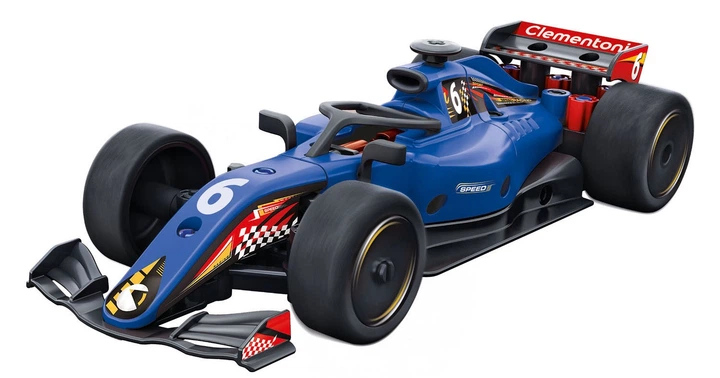 Конструктор 2 в 1 Clementoni Science Games механічний гоночний автомобіль або картинг понад 100 елементів (8005125561933) - зображення 2