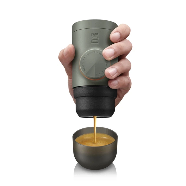 Кофеварка портативная эспрессо Wacaco Minipresso GR2 Black механическая для молотого кофе (21-79-WMINIGR2) - изображение 6