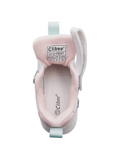 Кроссовки для девочек Clibee EB5675/27 Белый 27 - Фото 4 Кроссовки для девочек Clibee EB5675/27 Белый 27 - изображение 4