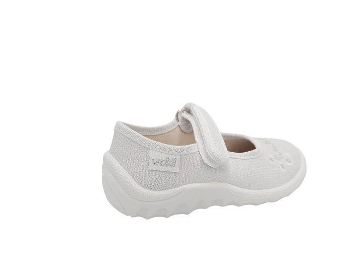 Тапочки на липучках для девочек Waldi 270-603/26 Белый 26 - изображение 3