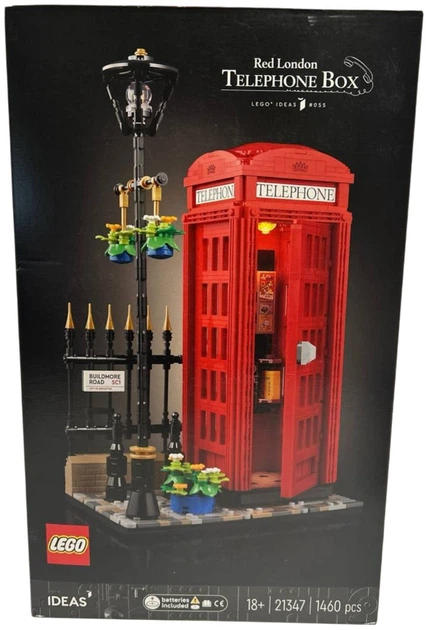 Zestaw klocków LEGO Ideas Czerwona londyńska budka telefoniczna 1460 elementów (21347) (955555915718579) - Outlet - obraz 6