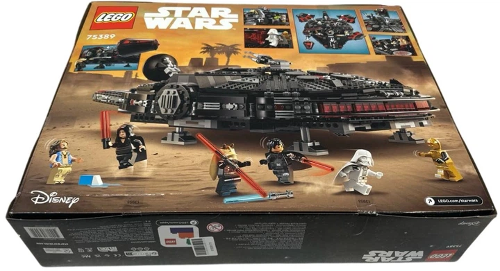 Zestaw klocków LEGO Star Wars Mroczny Sokół Millennium 1579 elementów (75389) (955555916081712) - Outlet - obraz 4