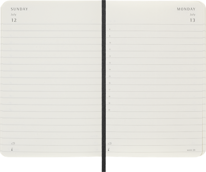 Щоденник 2026 Moleskine 200 сторінок Чорний (8056999274573) - зображення 3