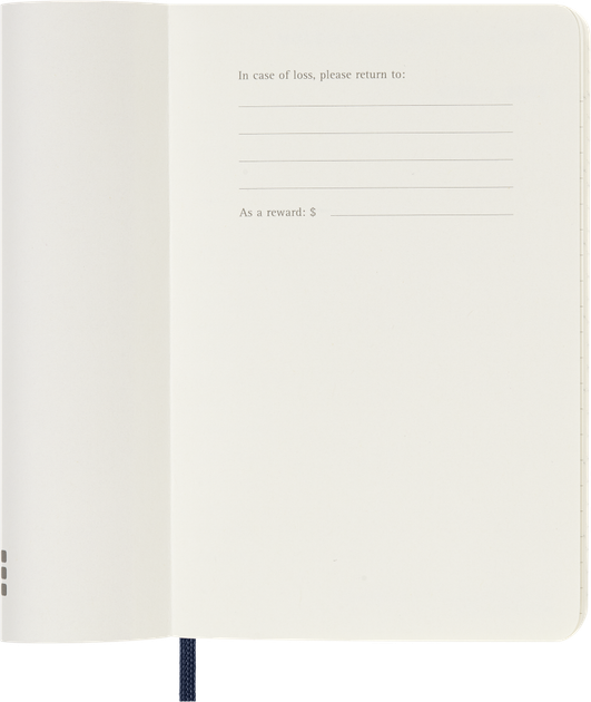 Щоденник 2026 Moleskine 200 сторінок Сапфірова блакить (8056999274566) - зображення 2