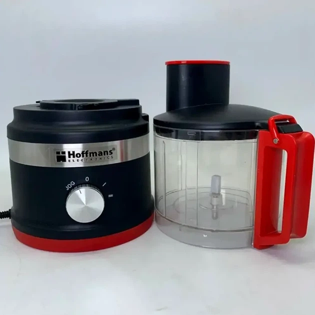 Кухонный измельчитель 2.5L 1000W электрический для овощей Hoffmans HM-2076 черный - изображение 4