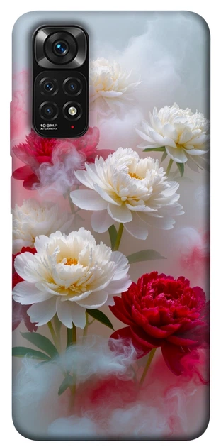 Чехол Red and white smoke для Xiaomi Redmi Note 11 (Global) - Фото 1 Чехол Red and white smoke для Xiaomi Redmi Note 11 (Global) - изображение 1