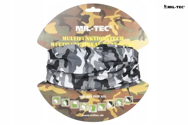 Многофункциональная балаклава Mil-Tec® URBAN - Фото 12 Многофункциональная балаклава Mil-Tec® URBAN - изображение 12
