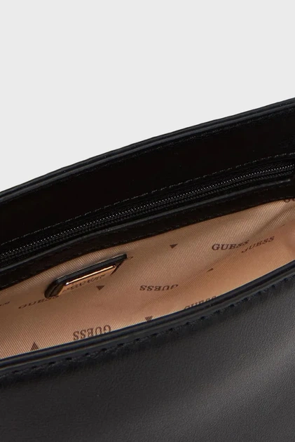 Жіноча чорна сумка LEFIA FLAP Guess OS HWBG9644190 - изображение 5