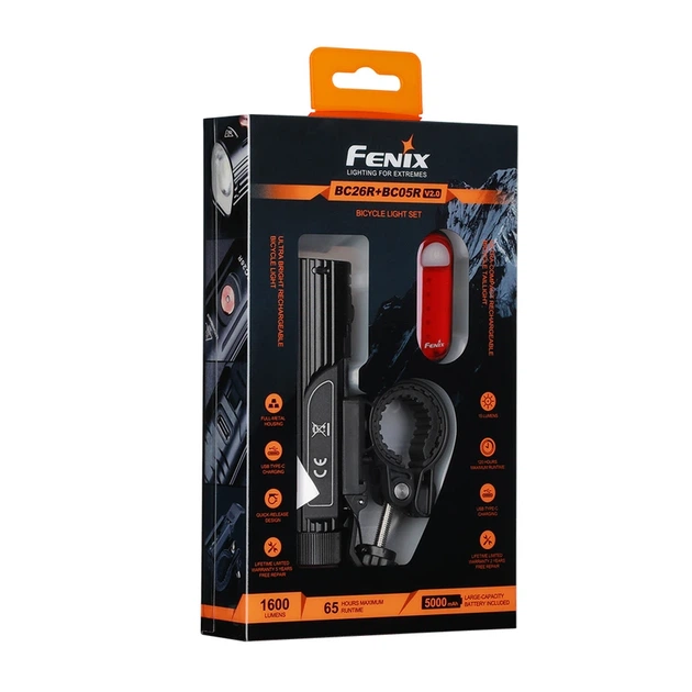 Комплект велофара Fenix BC26R+BC05RV20 - изображение 4