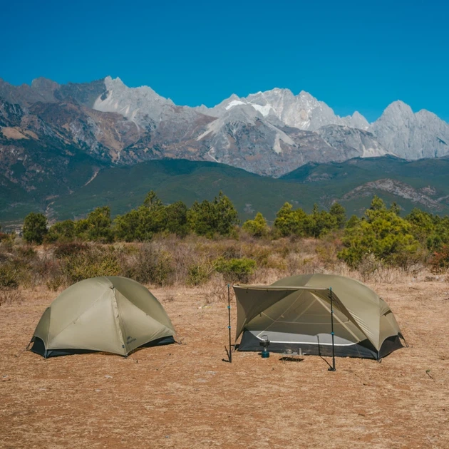 Намет двомісний ультралегкий Naturehike Mongar UL CNK2550WS016, коричневий - изображение 6