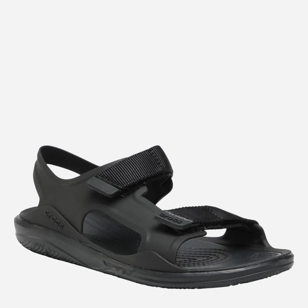 Sandały damskie płaskie Crocs Swiftwater Expedition 206527-060 34-35 (W5) Czarne - obraz 2